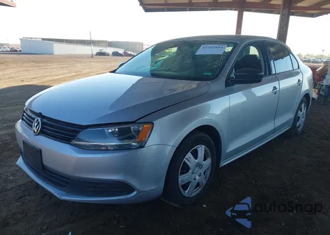2014 Volkswagen Jetta 2.0L S из США, поврежденный, VIN 3VW2K7AJ3EM362540